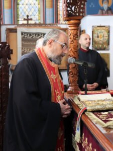 Father George, Priest at the Church of St Constantine & St Helen Greek Orthodox Church, Upper Norwood, London